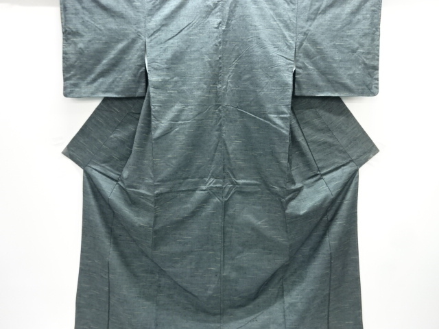 JAPANESE KIMONO / TSUMUGI / WOVEN GRID